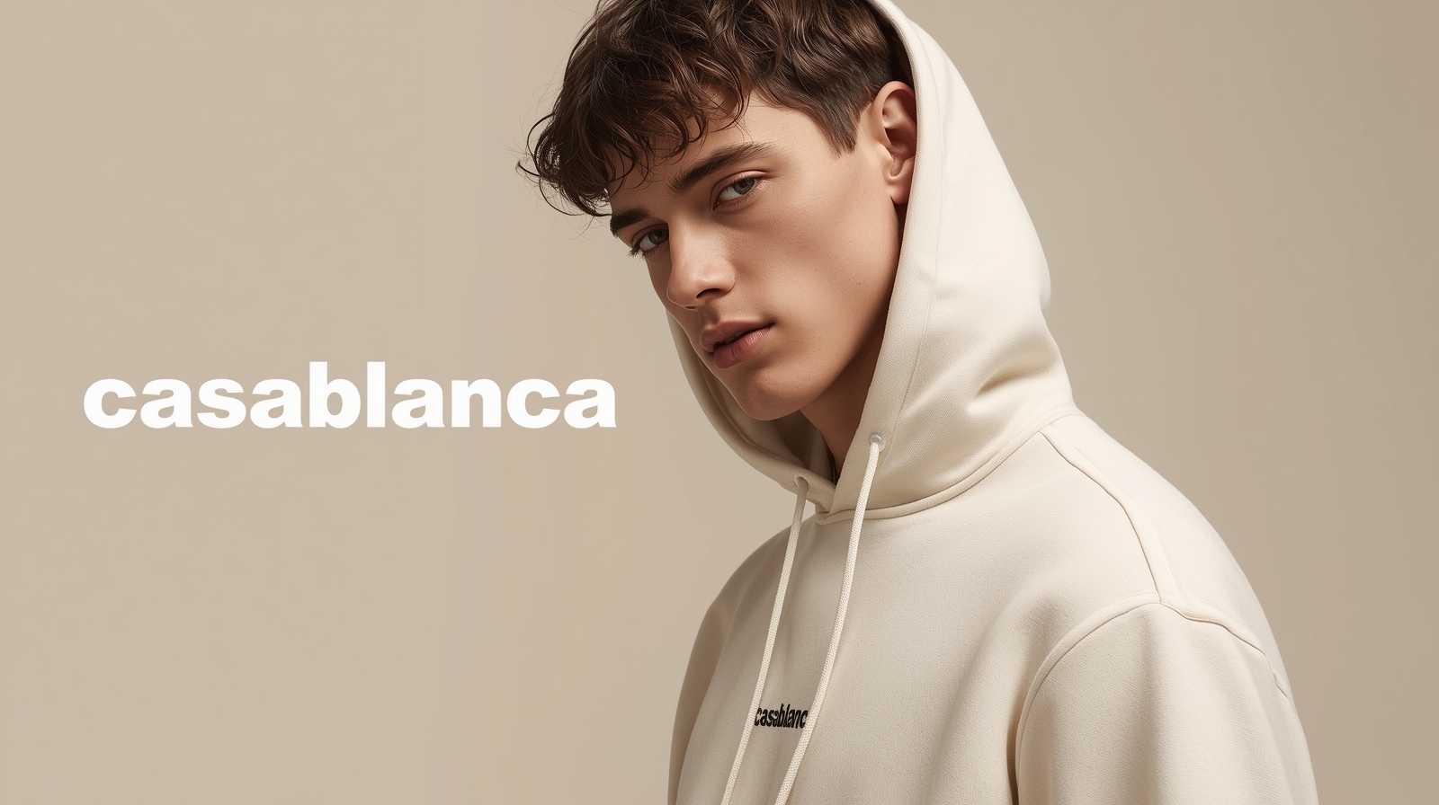 Casablanca high-fashion mood photography banner